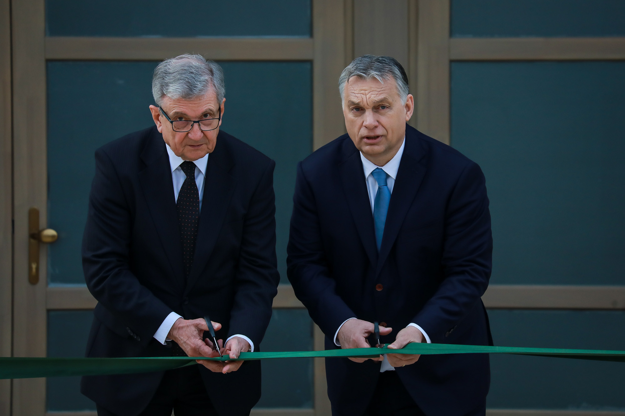 Orbán Viktor a Avicenna Közel-Kelet Kutatások Intézete épületének avatása