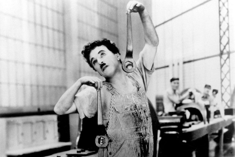 Chaplin a Modern időkkel búcsúzott a némafilmek korától.