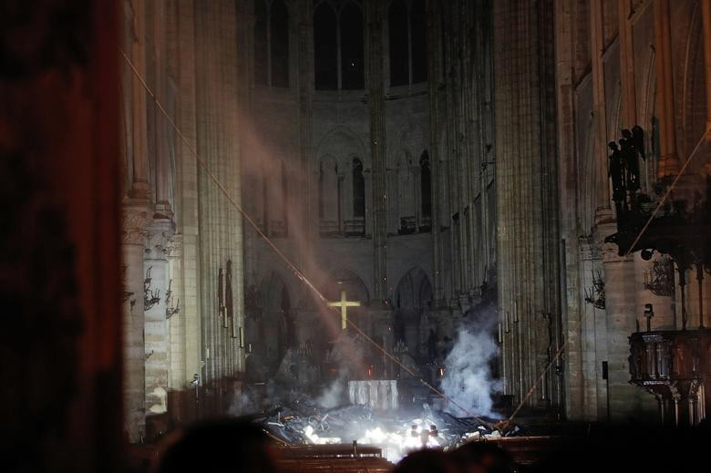 Fotó: REUTERS/Philippe Wojazer A Notre-Dame belseje