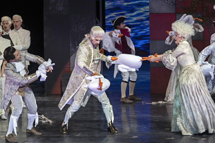 Fotó: MTI/Szigetváry Zsolt Mozart-opera premierje az Eiffel Műhelyházban