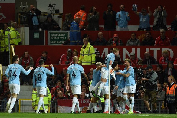 Fotó: AFP/Oli Scarff A manchesteri derbit is behúzta a City