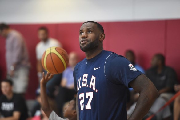 Fotó: AFP/NBAE/Getty/Adam Pantozzi LeBron James nem játszik a vb-n, inkább a Space Jam 2-t forgatja