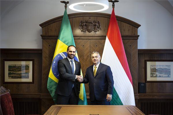 Fotó: MTI/Miniszterelnöki Sajtóiroda Orbán Viktor: A legfontosabb politikai kérdésekben egyetértés van Brazília és Magyarország között
