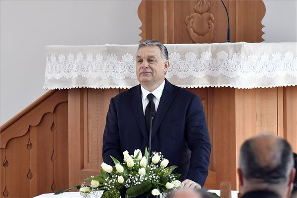 Fotó: MTI/Máthé Zoltán Orbán Viktor: A keresztény kultúra minden erő forrása