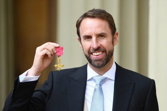 Fotó: AFP/POOL/Victoria Jones Rangos kitüntetést kapott Gareth Southgate