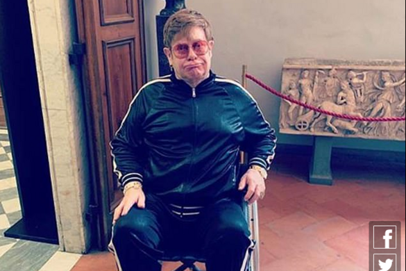 Kerekesszékbe kényszerült Elton John