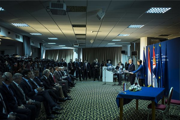 Orbán Viktor a szerb és a magyar kormány ötödik csúcstalálkozóján