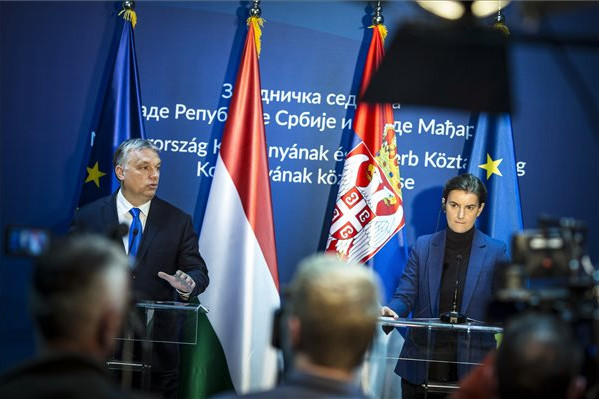 Orbán Viktor a szerb és a magyar kormány ötödik csúcstalálkozóján