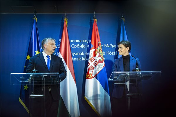 Orbán Viktor a szerb és a magyar kormány ötödik csúcstalálkozóján