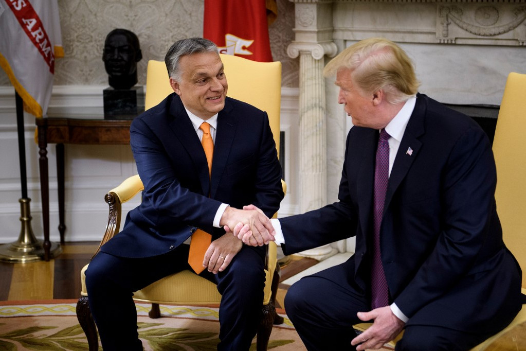 Orbán Viktor és Donald Trump találkozója