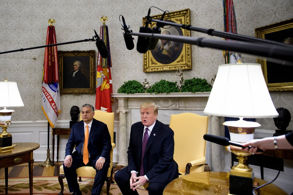 Orbán Viktor és Donald Trump találkozója