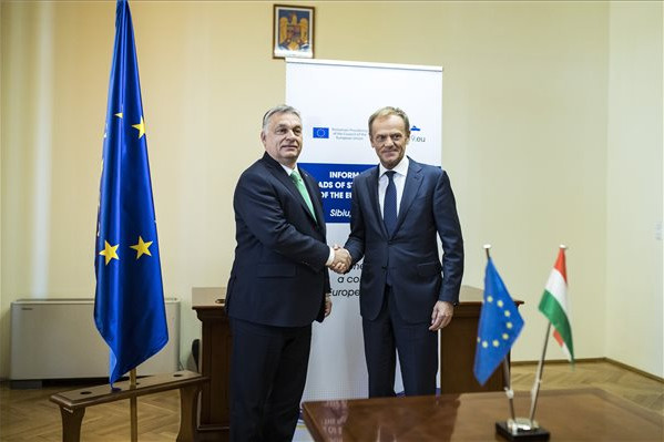 Orbán Viktor Nagyszebenben