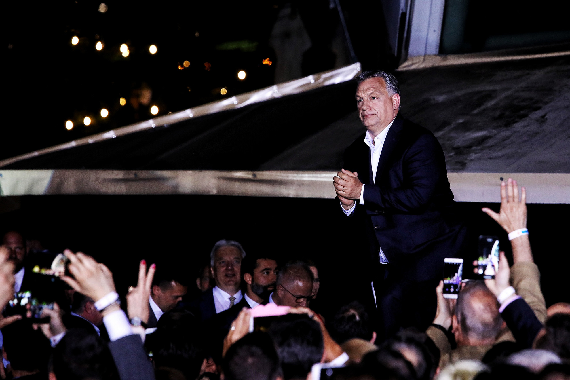 Fotó: MH/Hegedüs Róbert Orbán: Rekordrészvétel mellett rekordgyőzelmet arattunk