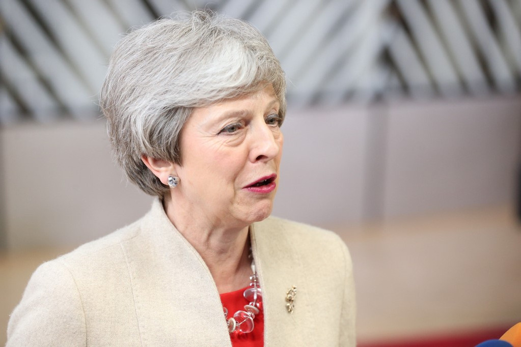 Fotó: AFP/Anadolu/Dursun Aydemir Theresa May sajnálja, hogy nem sikerült tető alá hozni a Brexit-megállapodást