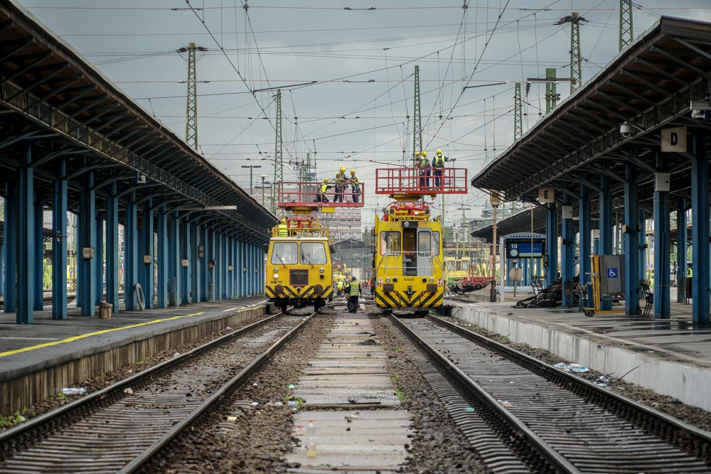 Karbantartási munkálatok a Keleti pályaudvaron