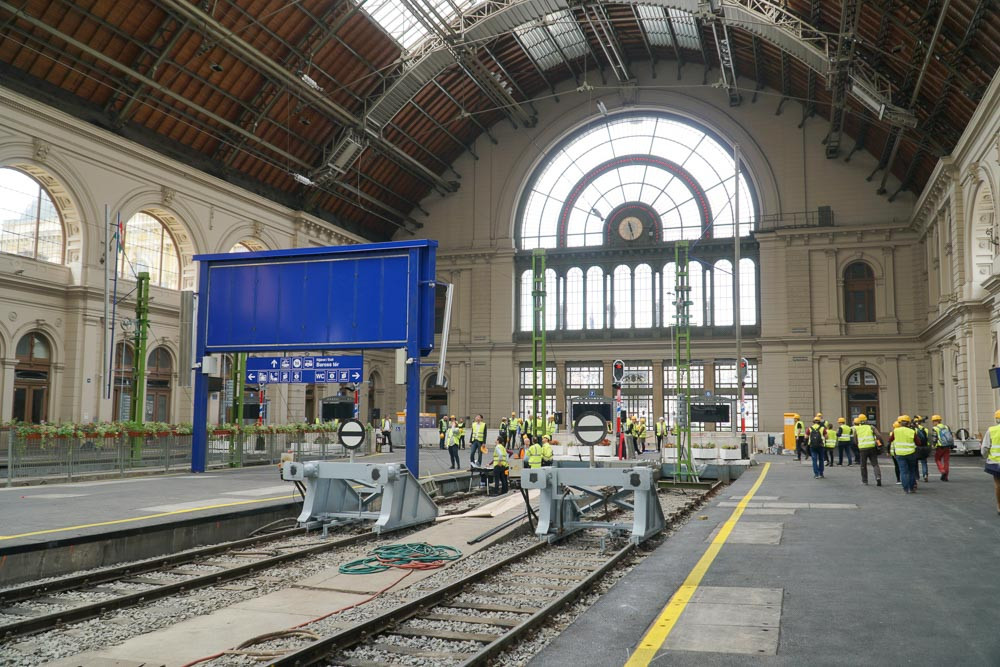 Karbantartási munkálatok a Keleti pályaudvaron