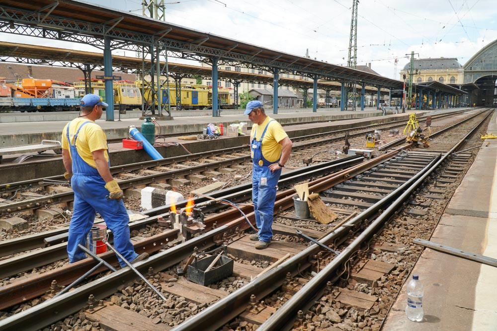 Karbantartási munkálatok a Keleti pályaudvaron