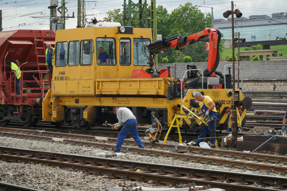 Karbantartási munkálatok a Keleti pályaudvaron