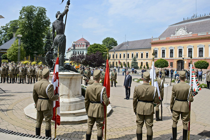 Fotó: MTI/Komka Péter A hősökre emlékeztek