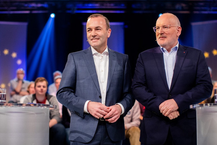 Fotó: dpa Picture-Alliance Nézetkülönbségek mutatkoztak Manfred Weber és Frans Timmermans között