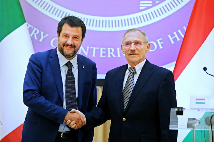 Fotó: MH/Hegedüs Róbert Pintér Sándor: Magyarország és Olaszország azonos nézeteket vall