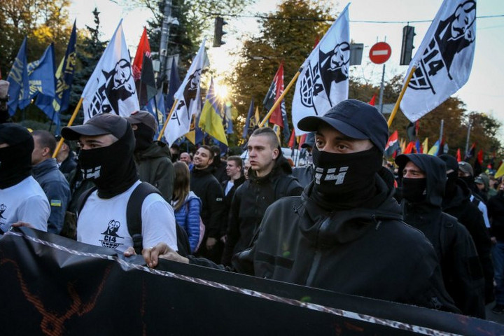 Fotó: kyivpost.com Szélsőséges ukrán nacionalista szervezet indít utcai járőrözést Munkácson