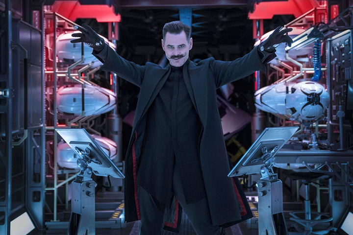 Fotó: imdb A bajszos Jim Carrey a világ leggyorsabb sündisznóját kergeti