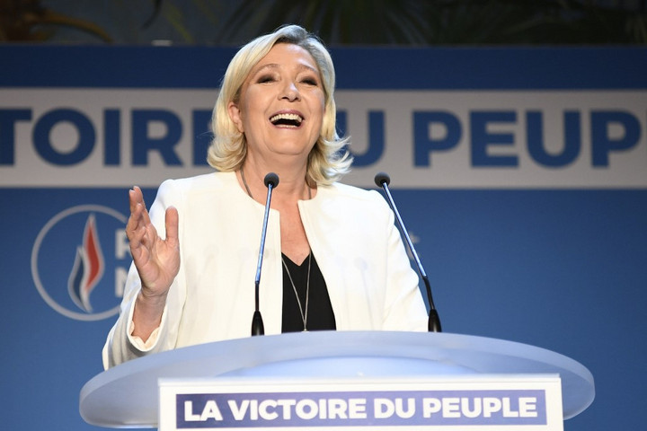 Marine Le Pen győzelmet hirdetett