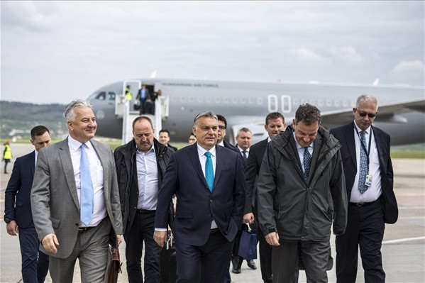 Orbán Viktor Erdélybe utazott