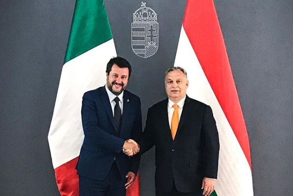 Fotó: Instagram/Orbán Viktor Salvini: A voksolás az európai népek ébredésének napja lesz