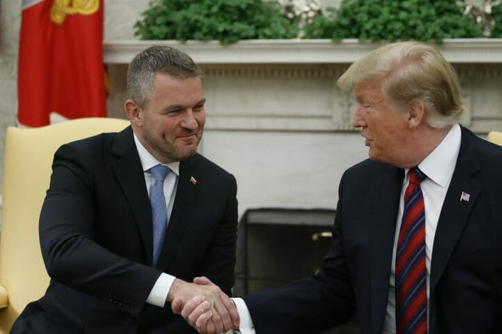 Fotó: AFP Trump fogadta a szlovák kormányfőt
