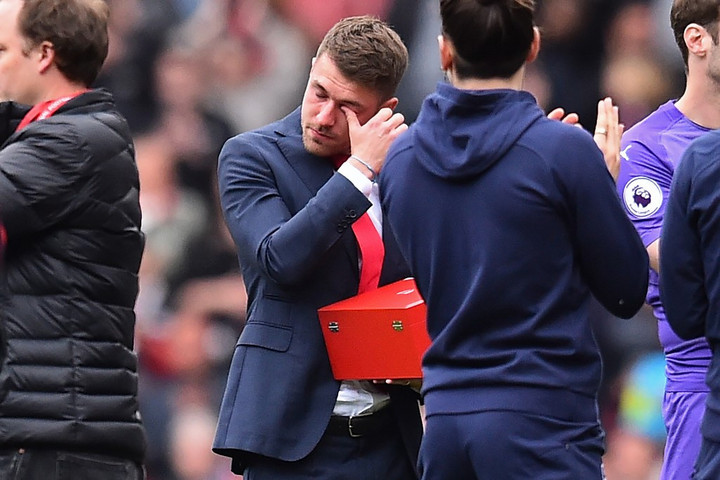 Aaron Ramsey könnyek között búcsúzott az Arsenal szurkolóitól
