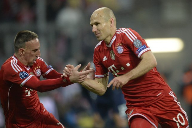 Fotó: Skysports Ribéry és Robben is távozik a Bayern Münchentől
