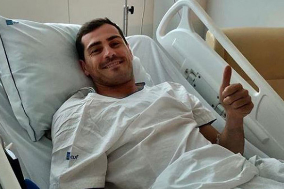 Casillas jobban van, a kórházból üzent