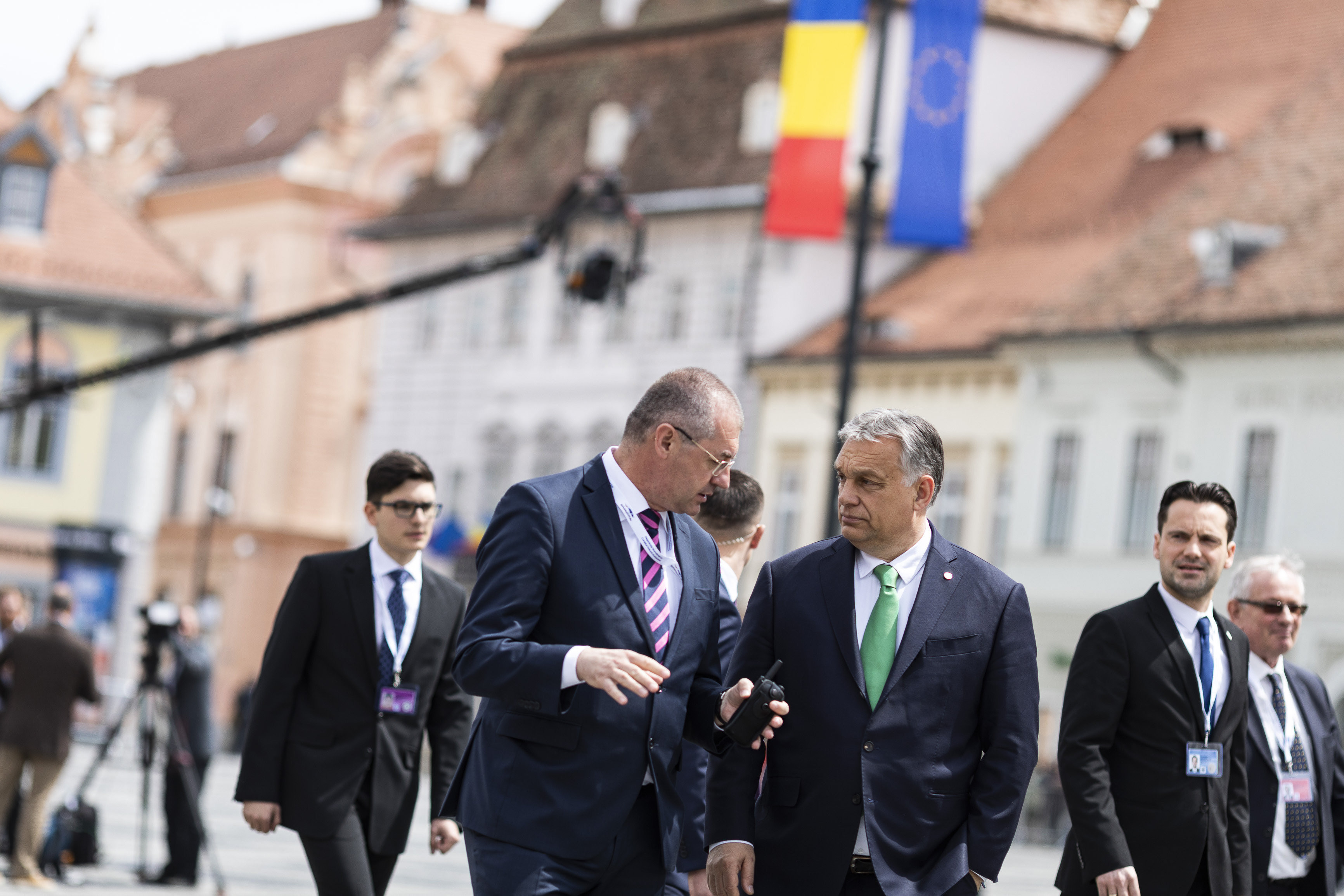 EU-csúcs: Orbán Viktor Nagyszebenben
