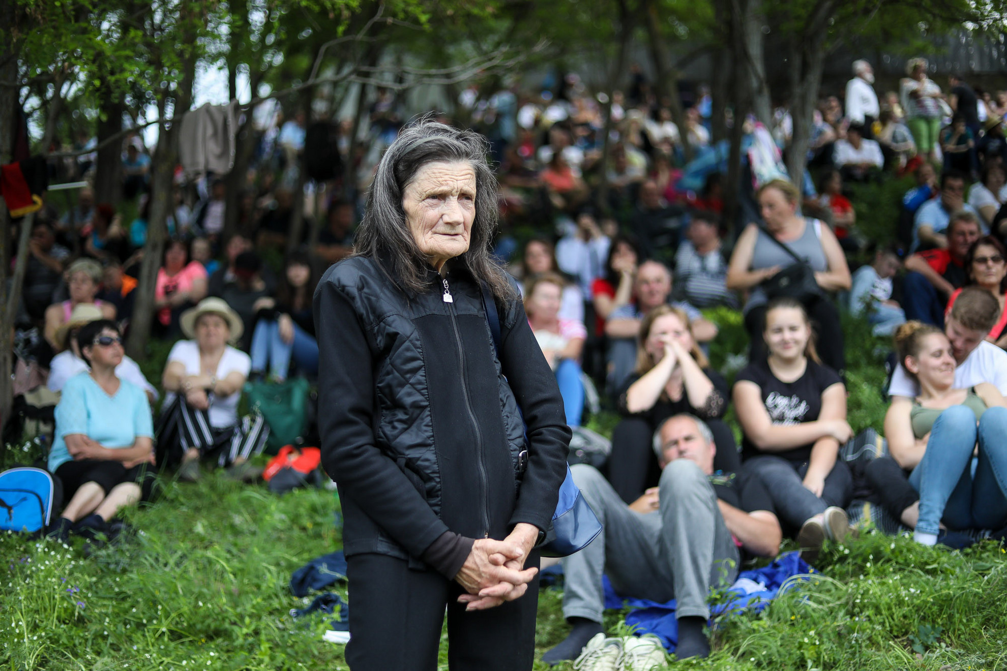 Fotó: MH/Hegedüs Róbert „Sikerült megmutatni a világnak, hogy a székely magyar emberek tudnak viselkedni, és a mise azt is példázta, hogy a szűzanya tisztelete összefogja a népet”