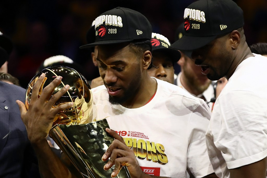 Fotó: AFP/Getty Images North America Kawhi Leonard, a döntő legértékesebb játékosa elképesztő szezont produkált