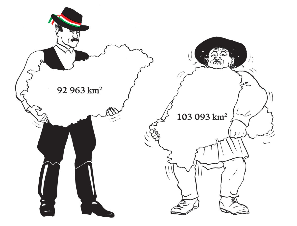 Trianon görbe tükörben