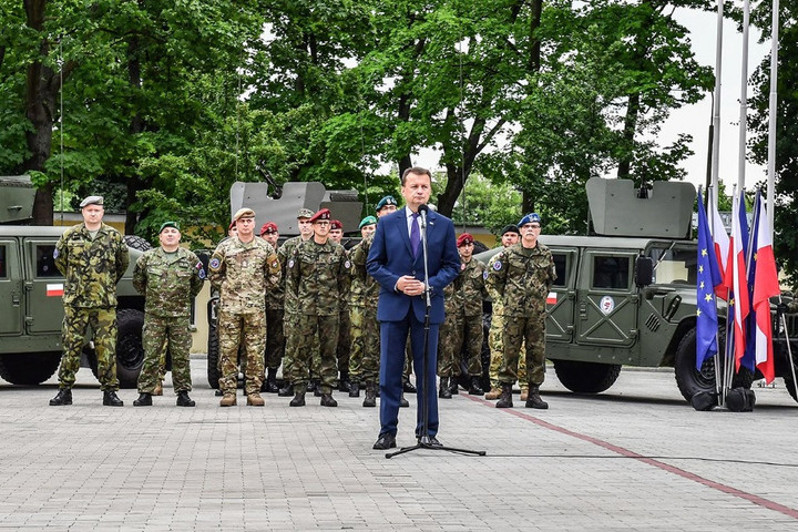 A V4-harccsoport krakkói parancsnoksága vette át az ügyeletet