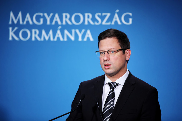 Fotó: MH/Hegedüs Róbert Gulyás: Az ellenzék komolytalan és alkalmatlan