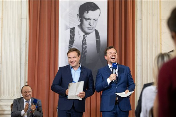 Fotó: MTI/Mohai Balázs Bagi Iván és Nacsa Olivér kapta a Karinthy-gyűrűt