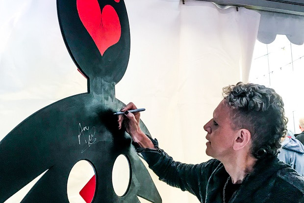 Fotó: VOLT Széket avattak a Depeche Mode tiszteletére
