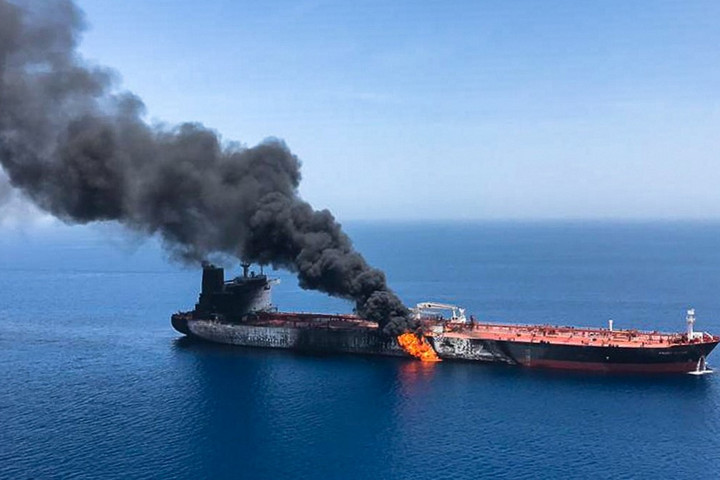 Fotó: AFP/ISNA Irán elutasítja, hogy köze lenne a tartályhajók elleni támadásokhoz