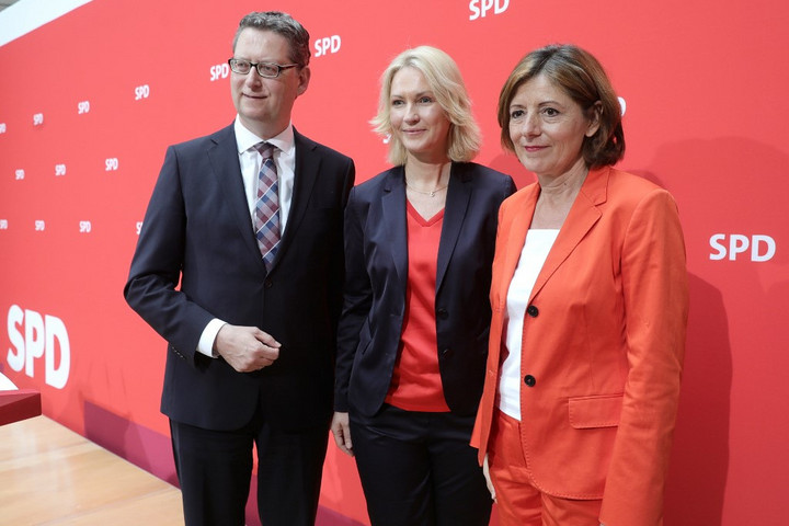 Fotó: AFP/DPA/Michael Kapeller Három alelnök veszi át a német szociáldemokraták vezetését