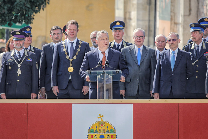 Fotó: MH/Papajcsik Péter Orbán: A magyar rendőrök képesek garantálni a mindennapok biztonságát