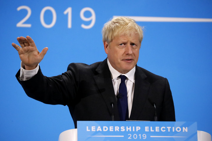 Fotó: AFP/Tolga AKMEN Donald Trump: Boris Johnson kiváló munkát fog végezni brit miniszterelnökként