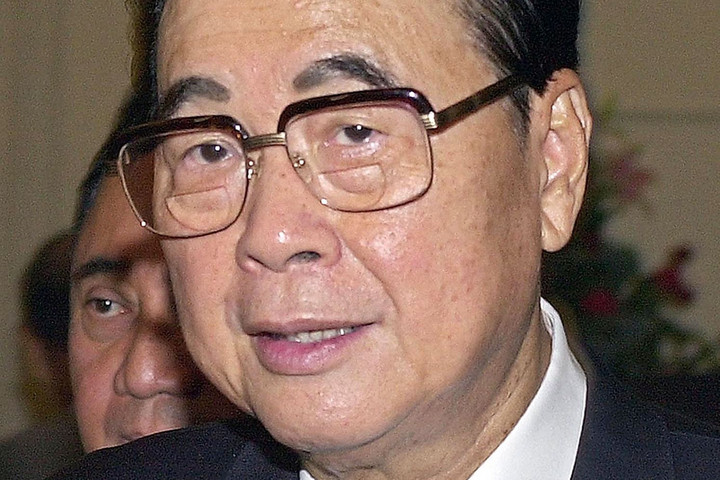 Elhunyt Li Peng volt kínai miniszterelnök