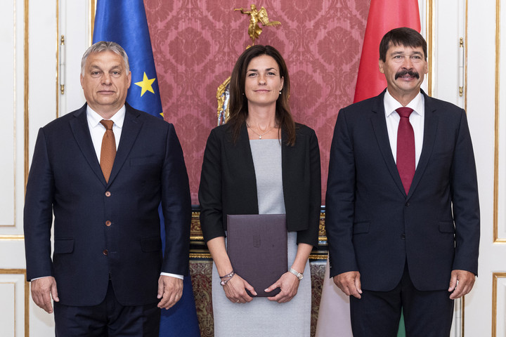 Fotó: MTI/Szigetváry Zsolt Orbán Viktor köszöntötte az új igazságügyi minisztert