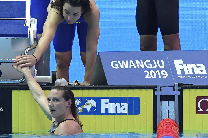 Fotó: MTI/Kovács Tamás Döntős és olimpiai induló a 4x200 méteres női gyorsváltó