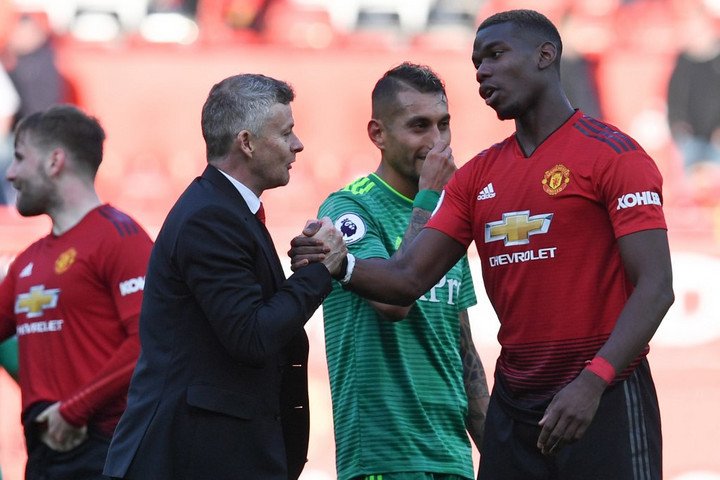 Fotó: AFP/Paul Ellis Solskjaer szerint Pogba marad a Manchester Unitednél